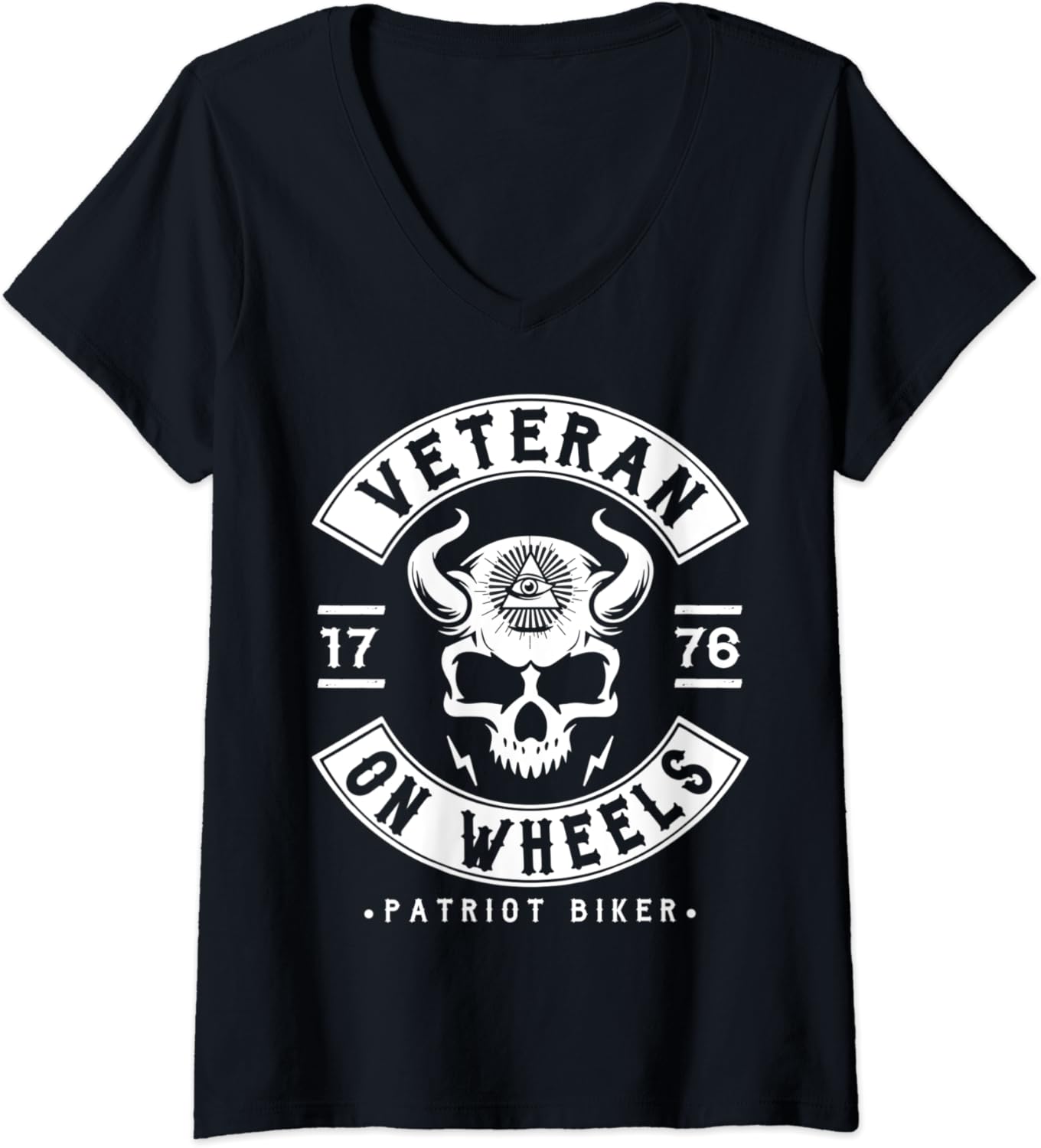 Womens Funny Biker Clothing & Motorcycle Apparel Biker VNeck TShirt Clothing